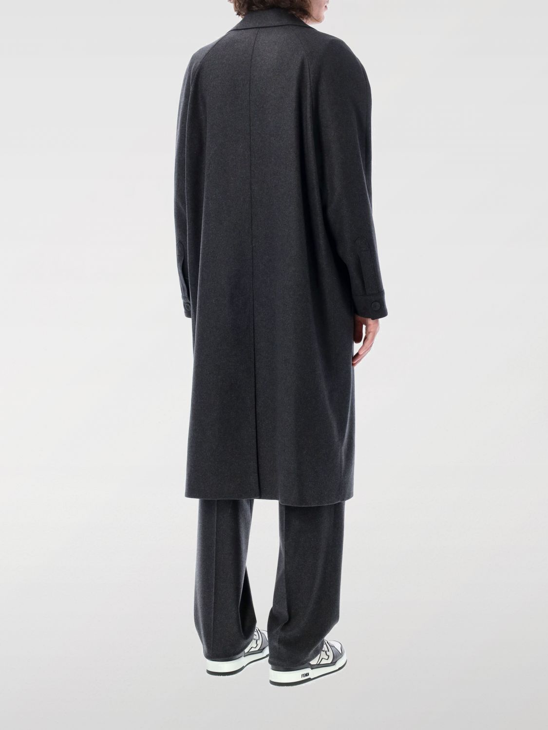 Giglio Cappotto Fendi In Feltro