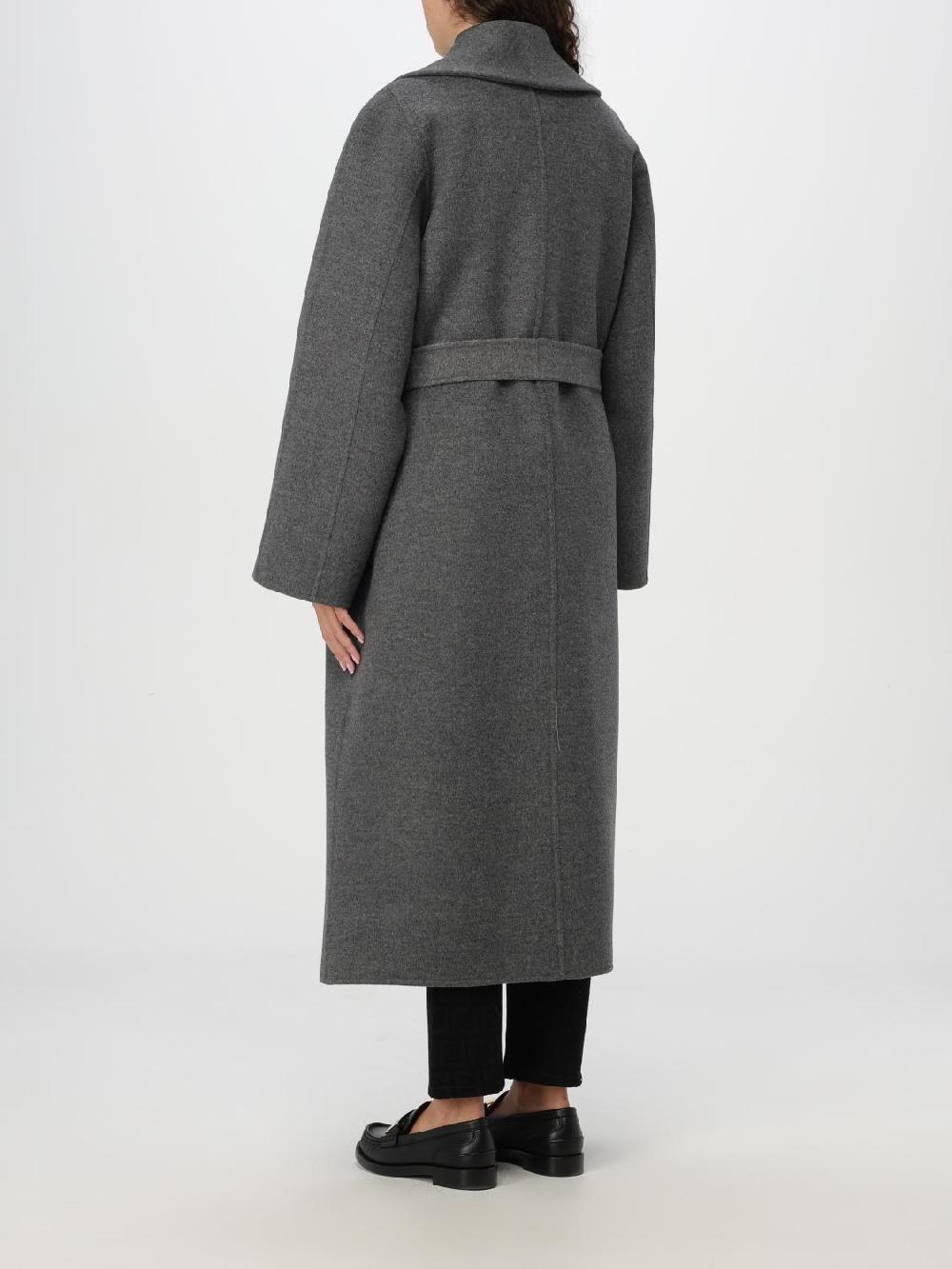 Giglio Cappotto Fendi In Lana Vergine