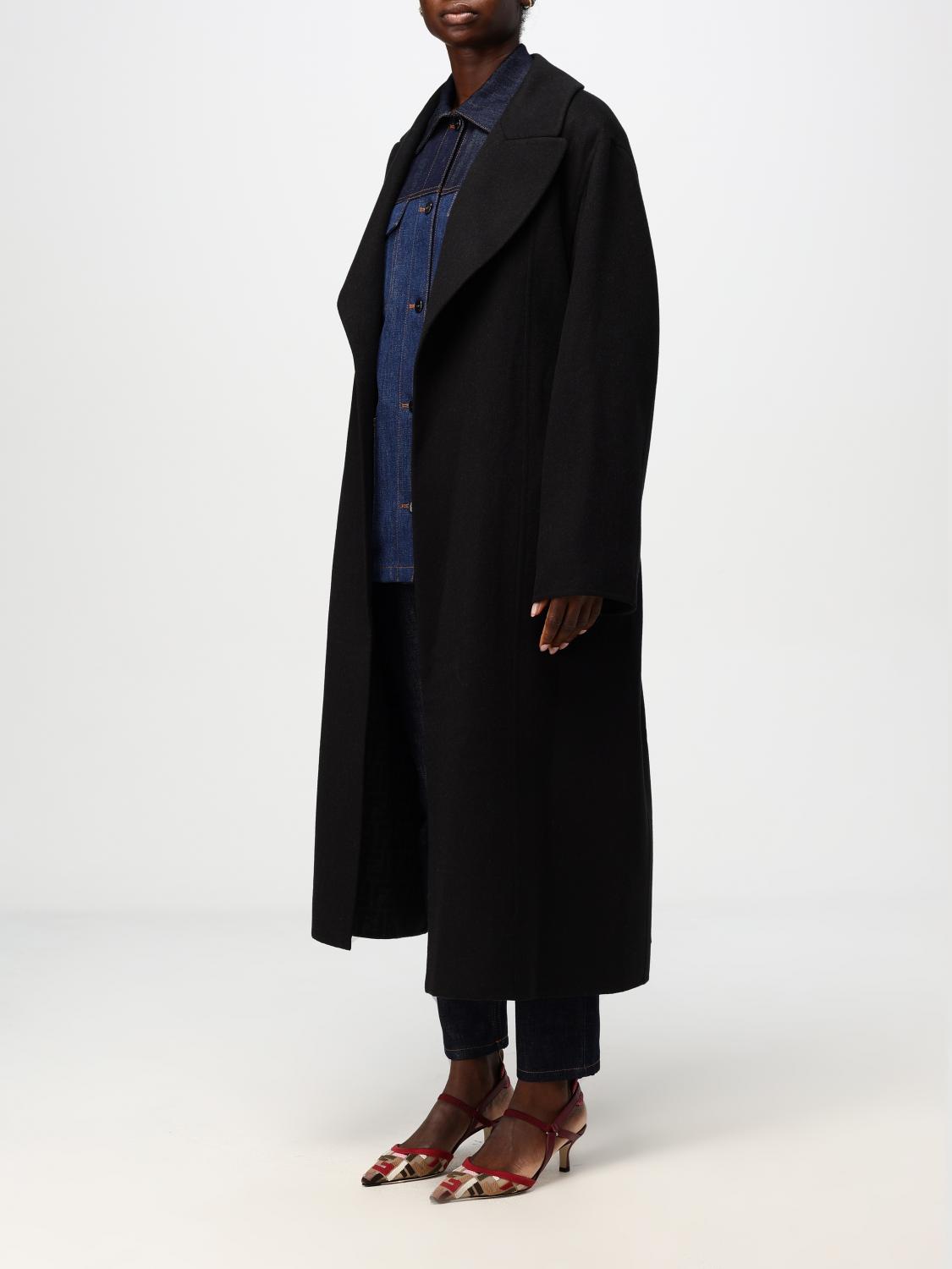 Giglio Cappotto Fendi In Lana Vergine