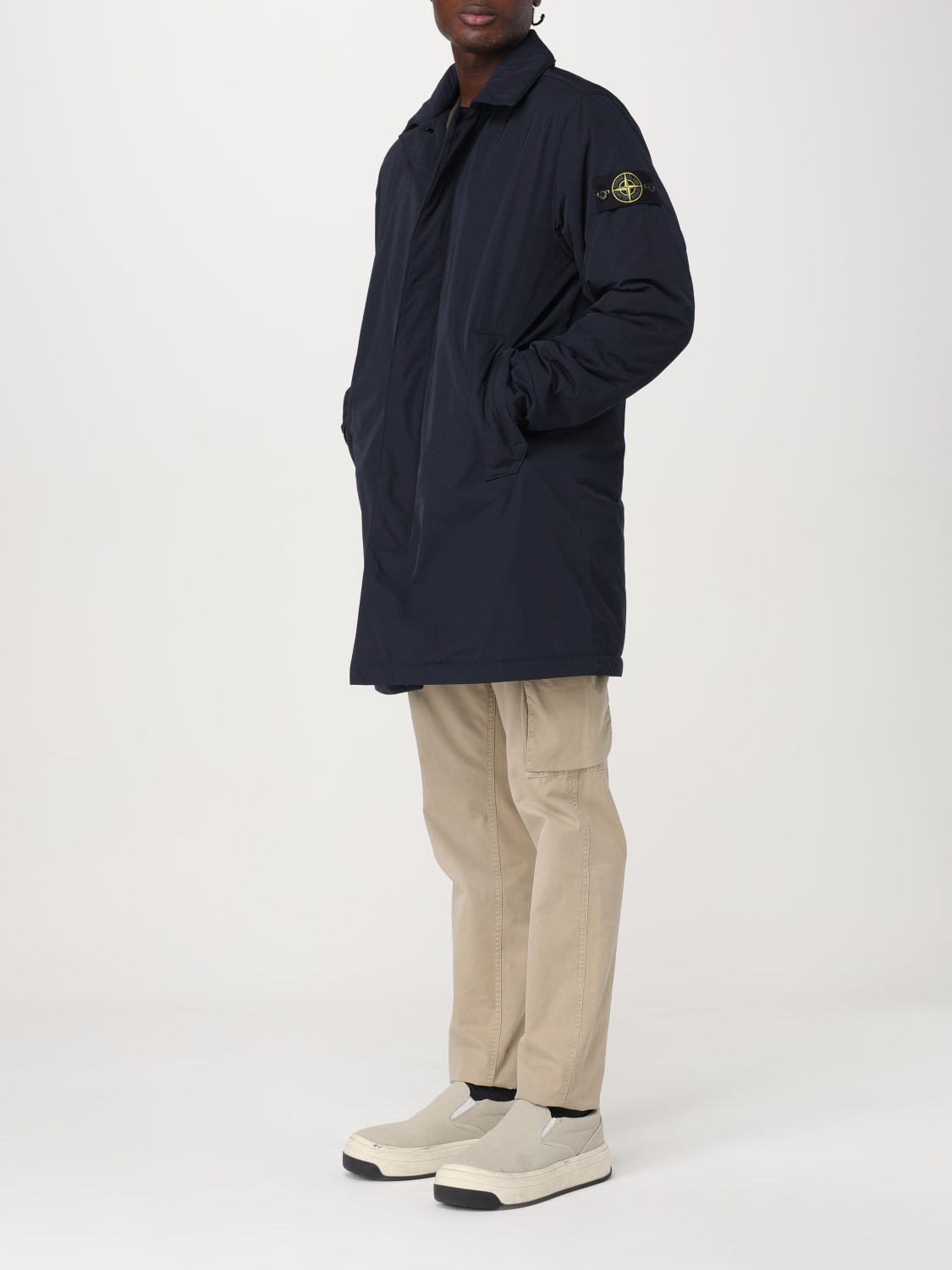 Giglio Cappotto In Micro Twill Stone Island