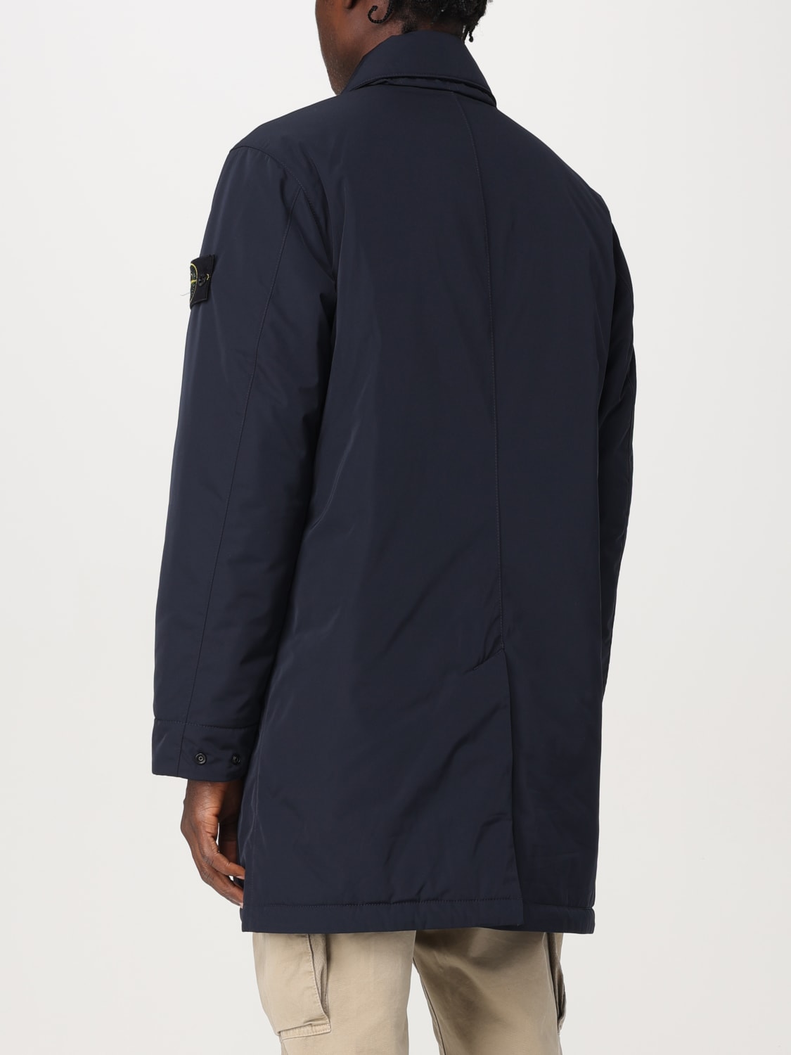 Giglio Cappotto In Micro Twill Stone Island
