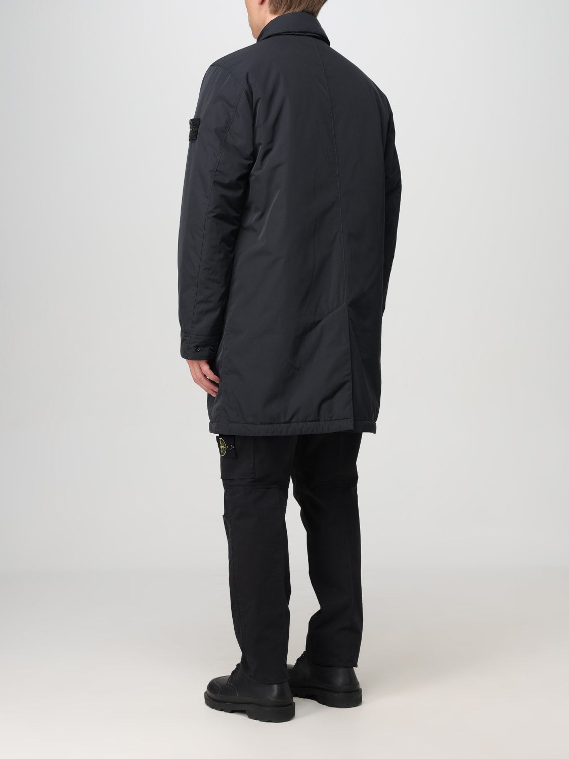 Giglio Cappotto In Micro Twill Stone Island