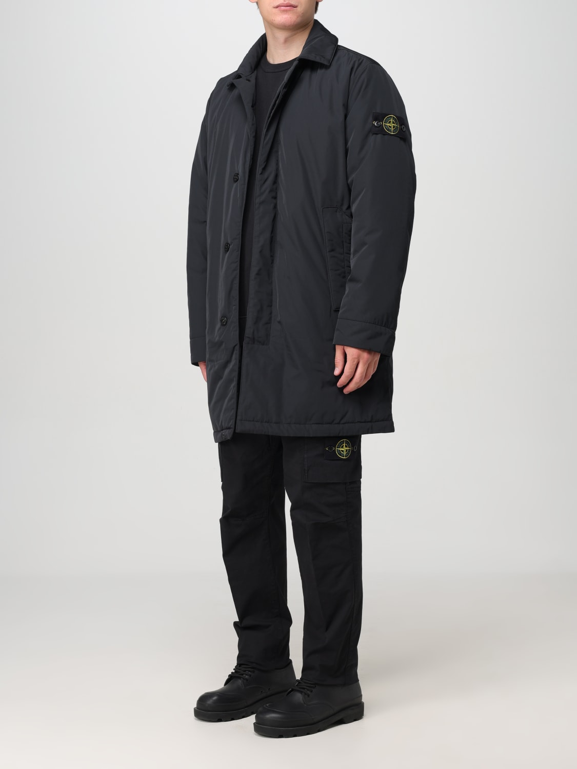 Giglio Cappotto In Micro Twill Stone Island