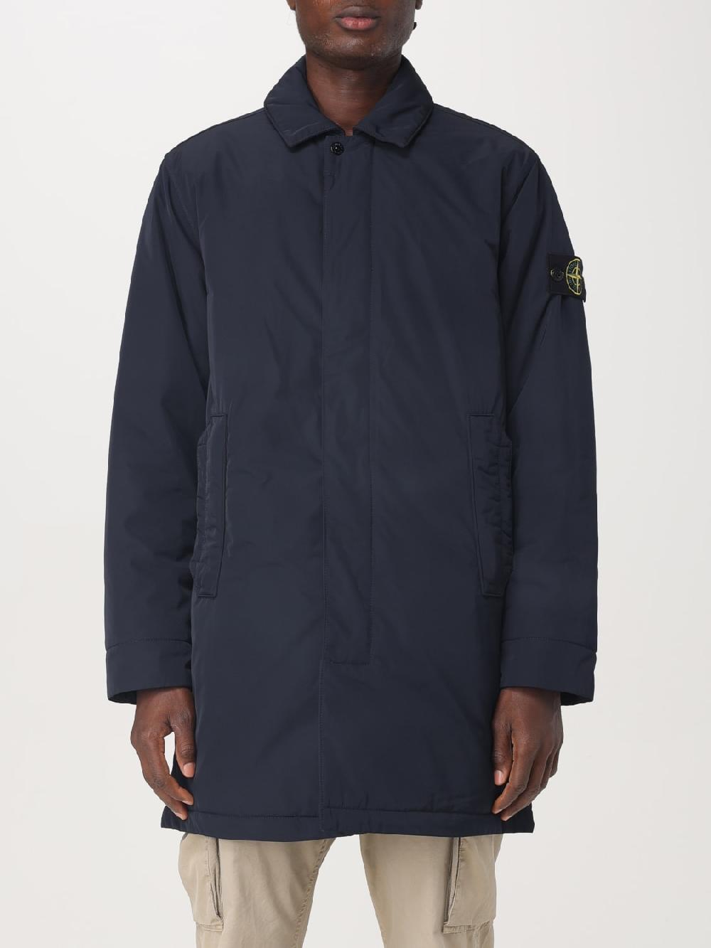 Giglio Cappotto in micro twill Stone Island