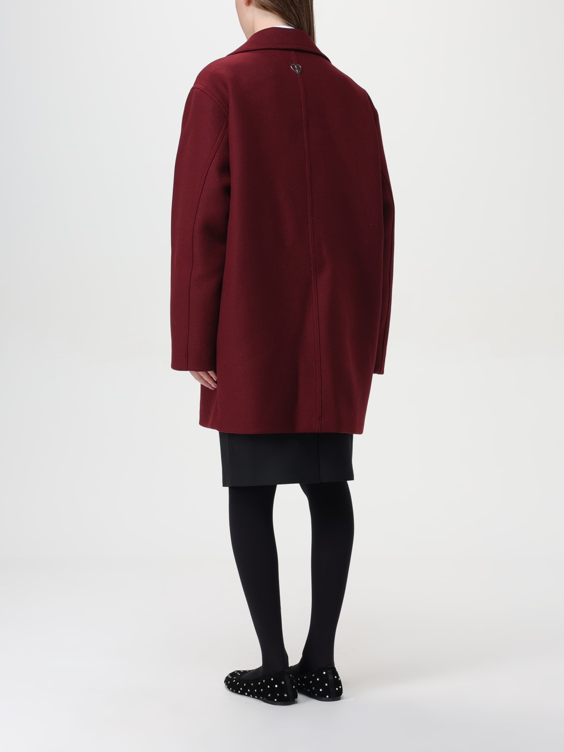 Giglio Cappotto In Misto Lana Moschino Jeans