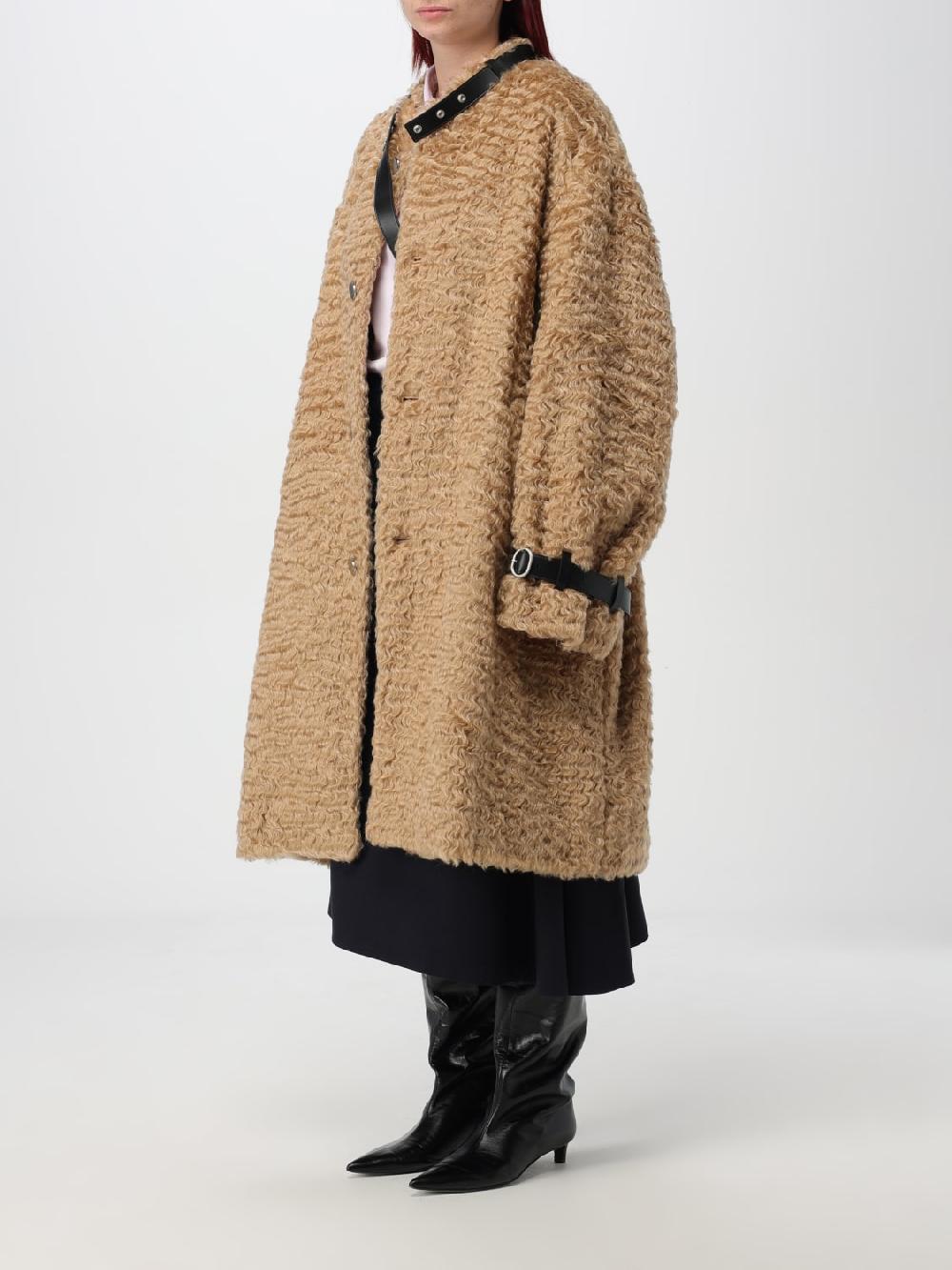 Giglio Cappotto Jil Sander In Mohair E Cotone