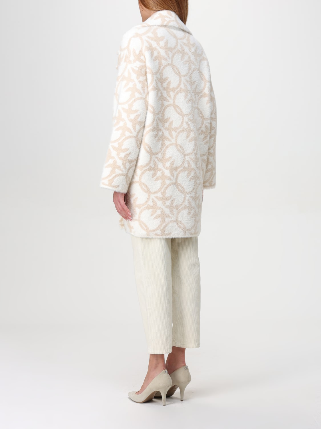 Giglio Cappotto Love Birds A Doppiopetto Pinko