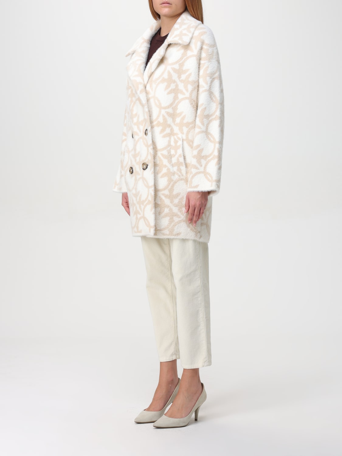 Giglio Cappotto Love Birds A Doppiopetto Pinko