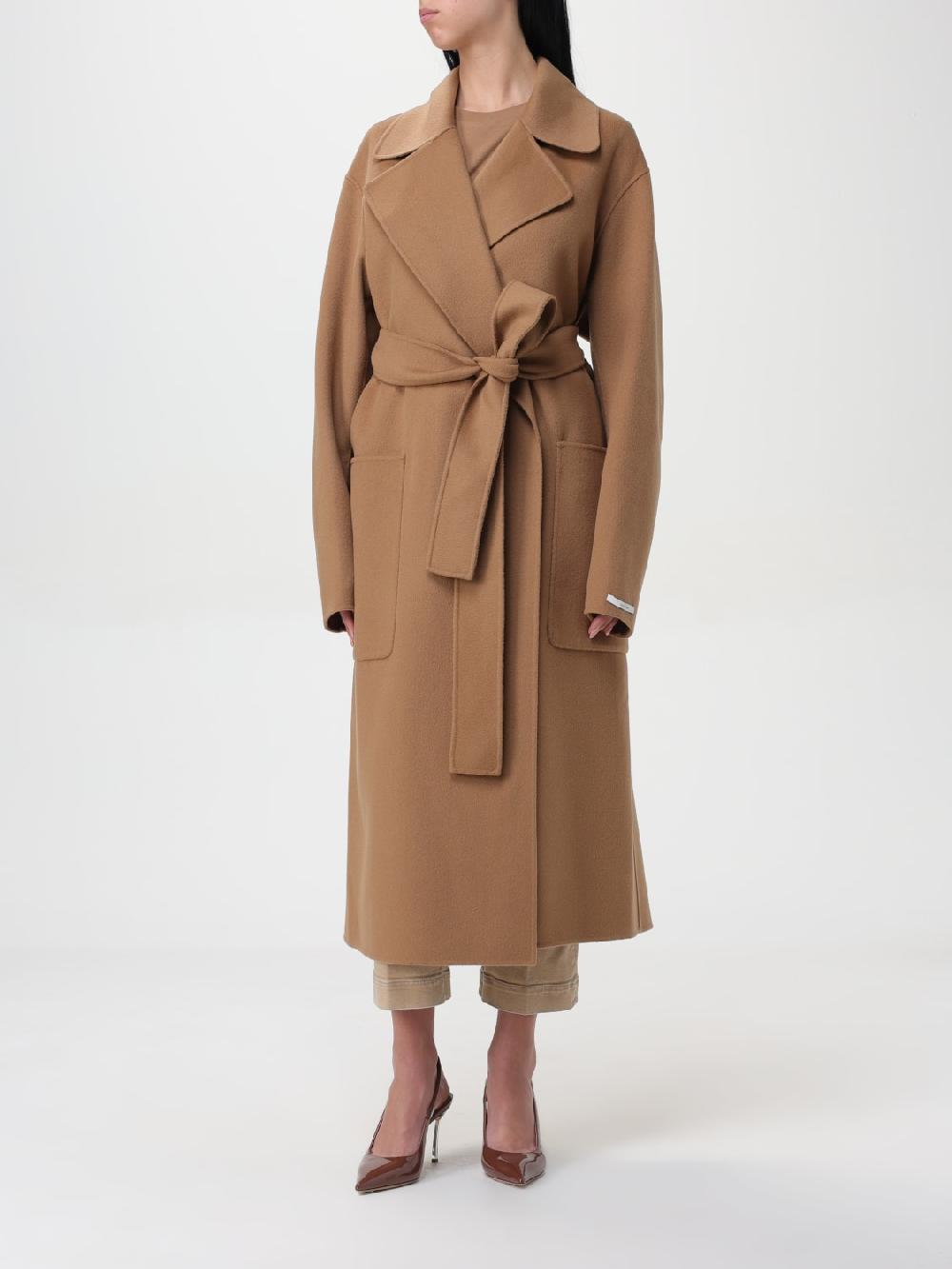 Giglio Cappotto Lungo Di Lana Sportmax