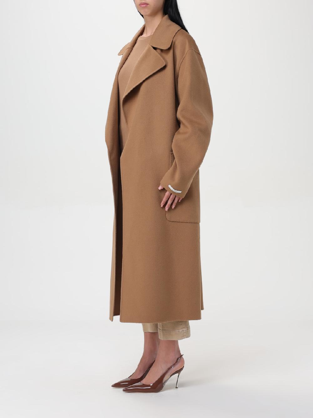 Giglio Cappotto Lungo Di Lana Sportmax