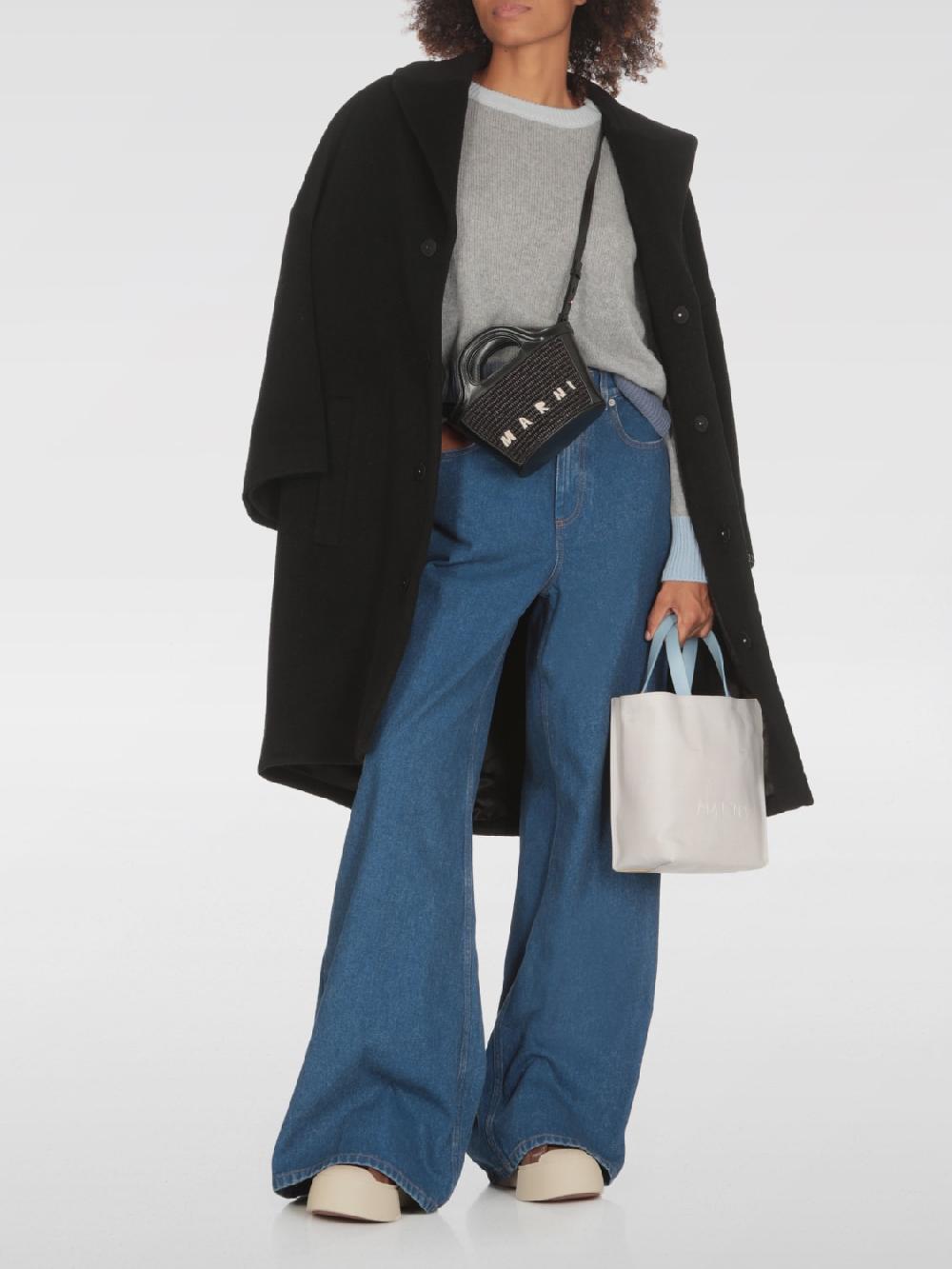 Giglio Cappotto Marni In Lana E Mohair