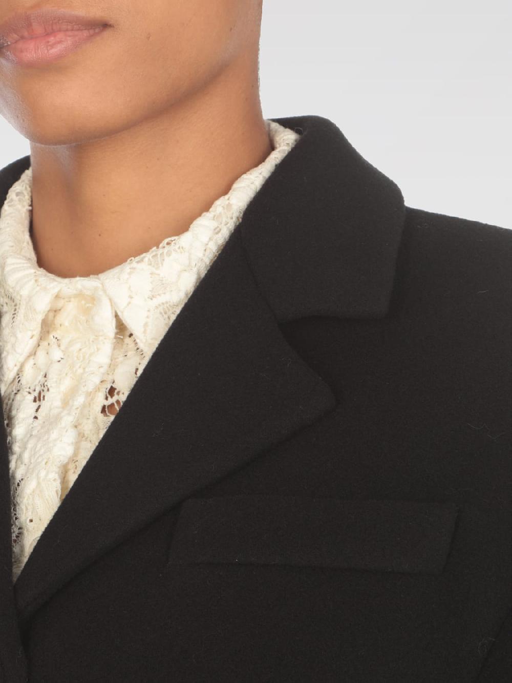 Giglio Cappotto MSGM In In Misto Lana