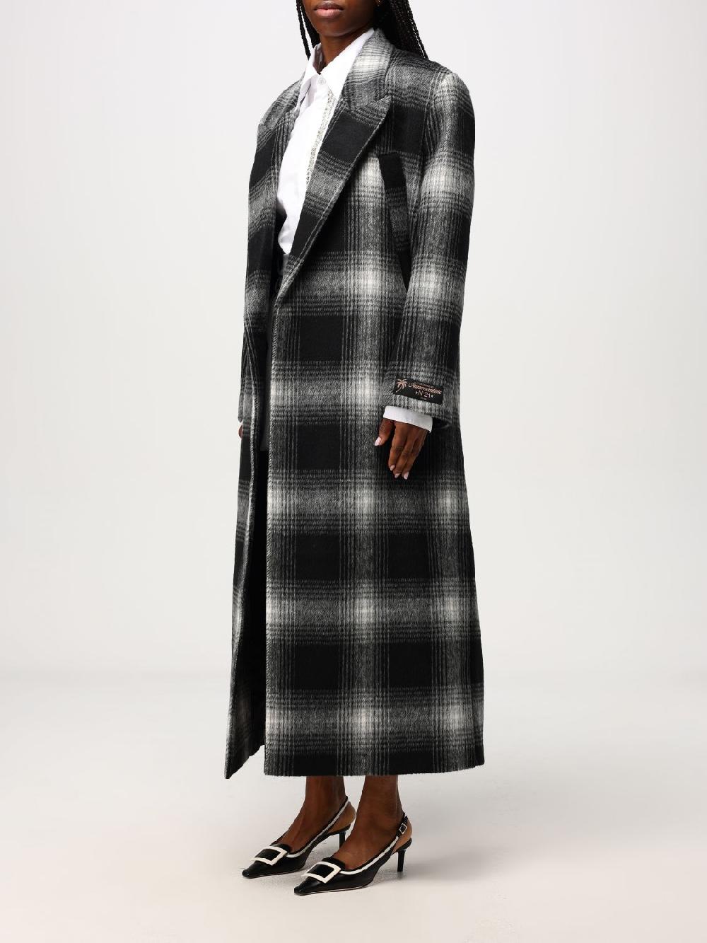 Giglio Cappotto N° 21 In Misto Lana Check