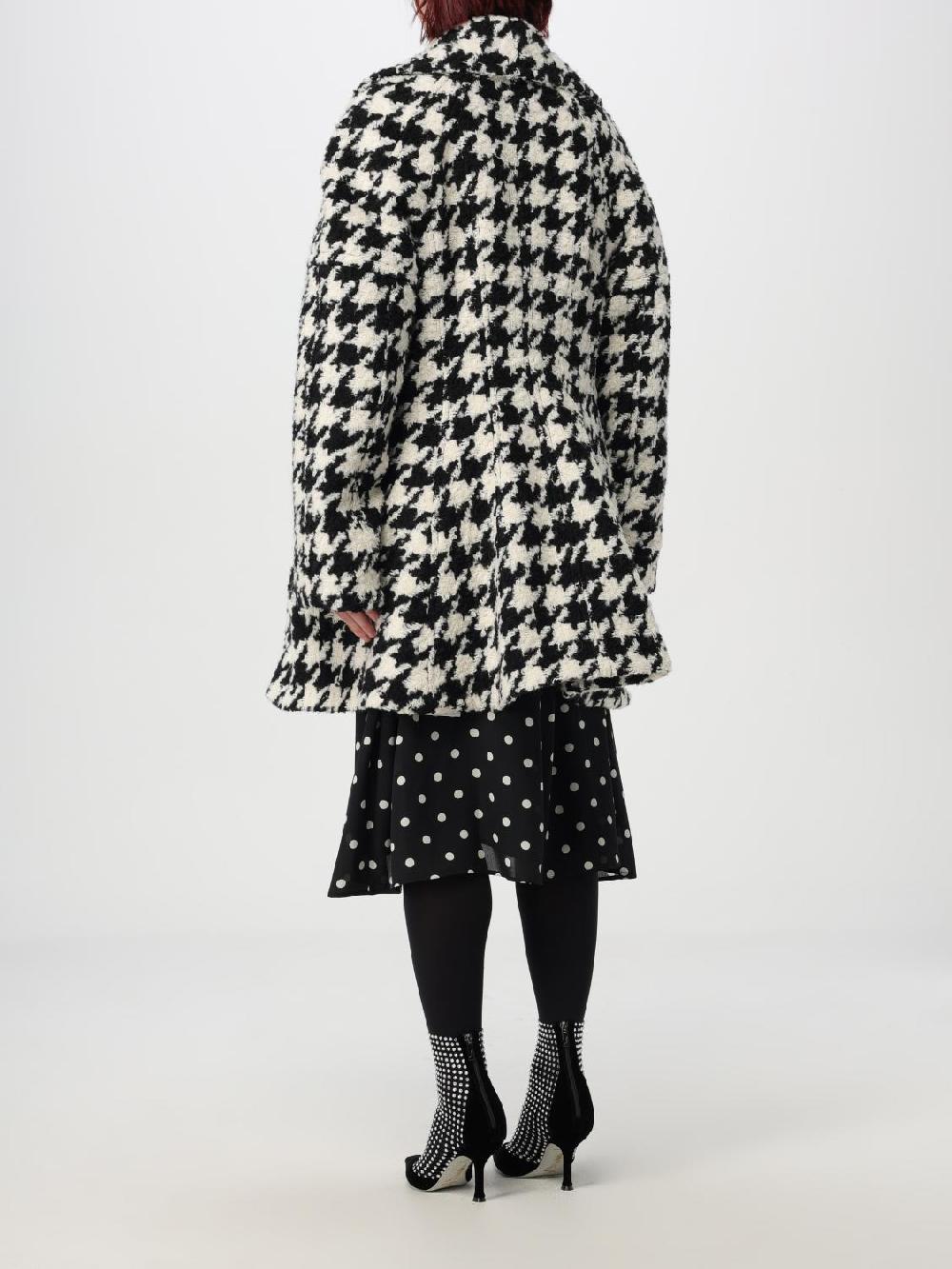 Giglio Cappotto Nina Ricci In Lana Pied De Poule