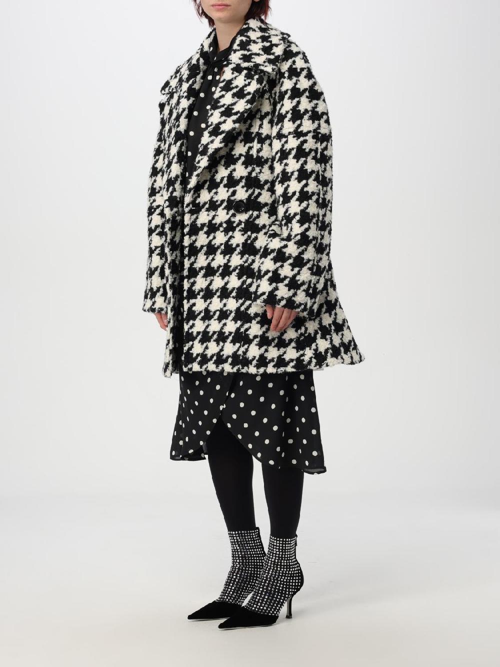 Giglio Cappotto Nina Ricci In Lana Pied De Poule