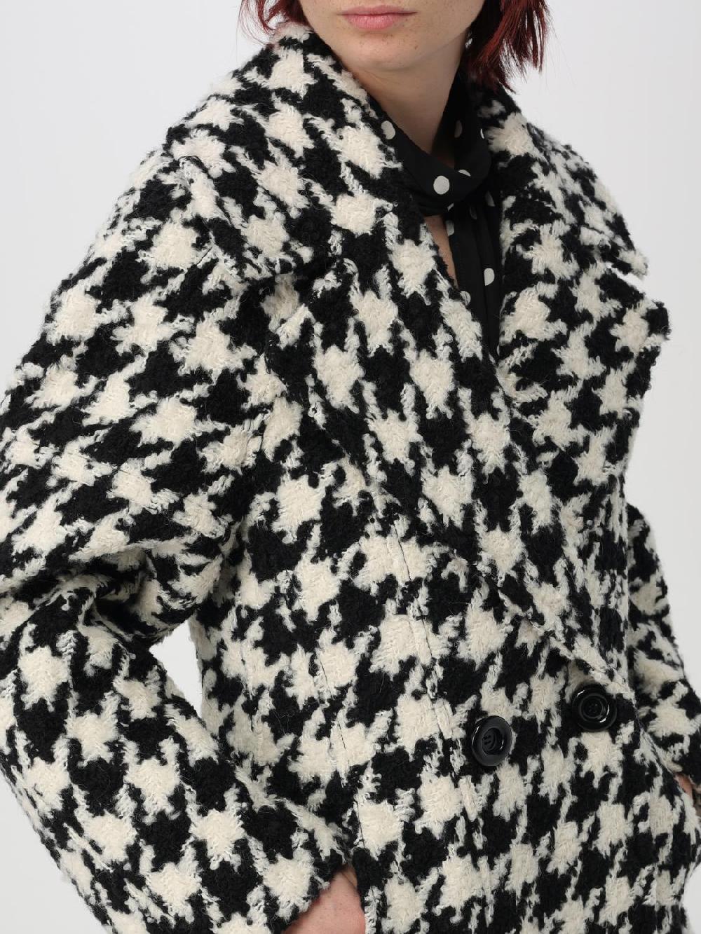 Giglio Cappotto Nina Ricci In Lana Pied De Poule