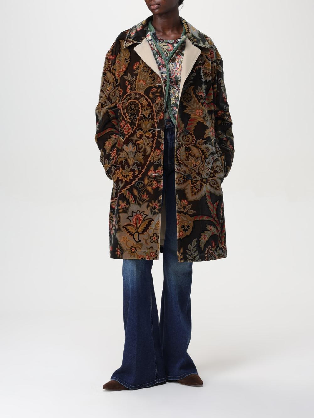 Giglio Cappotto Paisley Etro