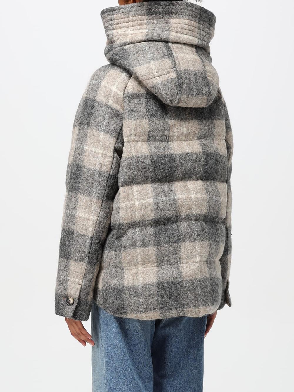 Giglio Cappotto Peuterey In Misto Lana Check