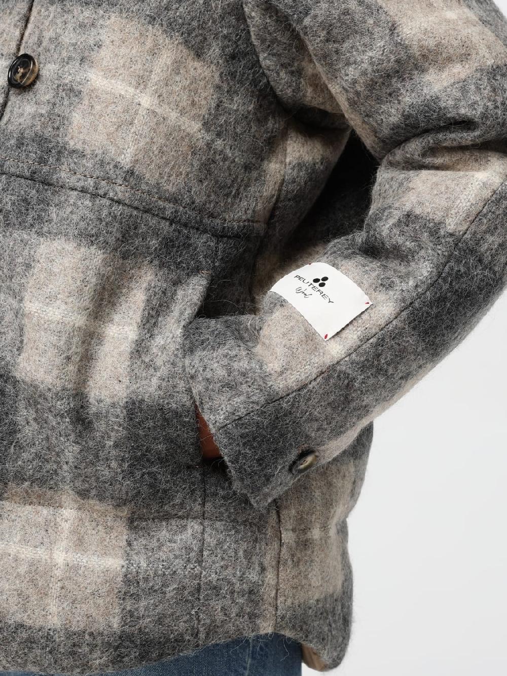 Giglio Cappotto Peuterey In Misto Lana Check