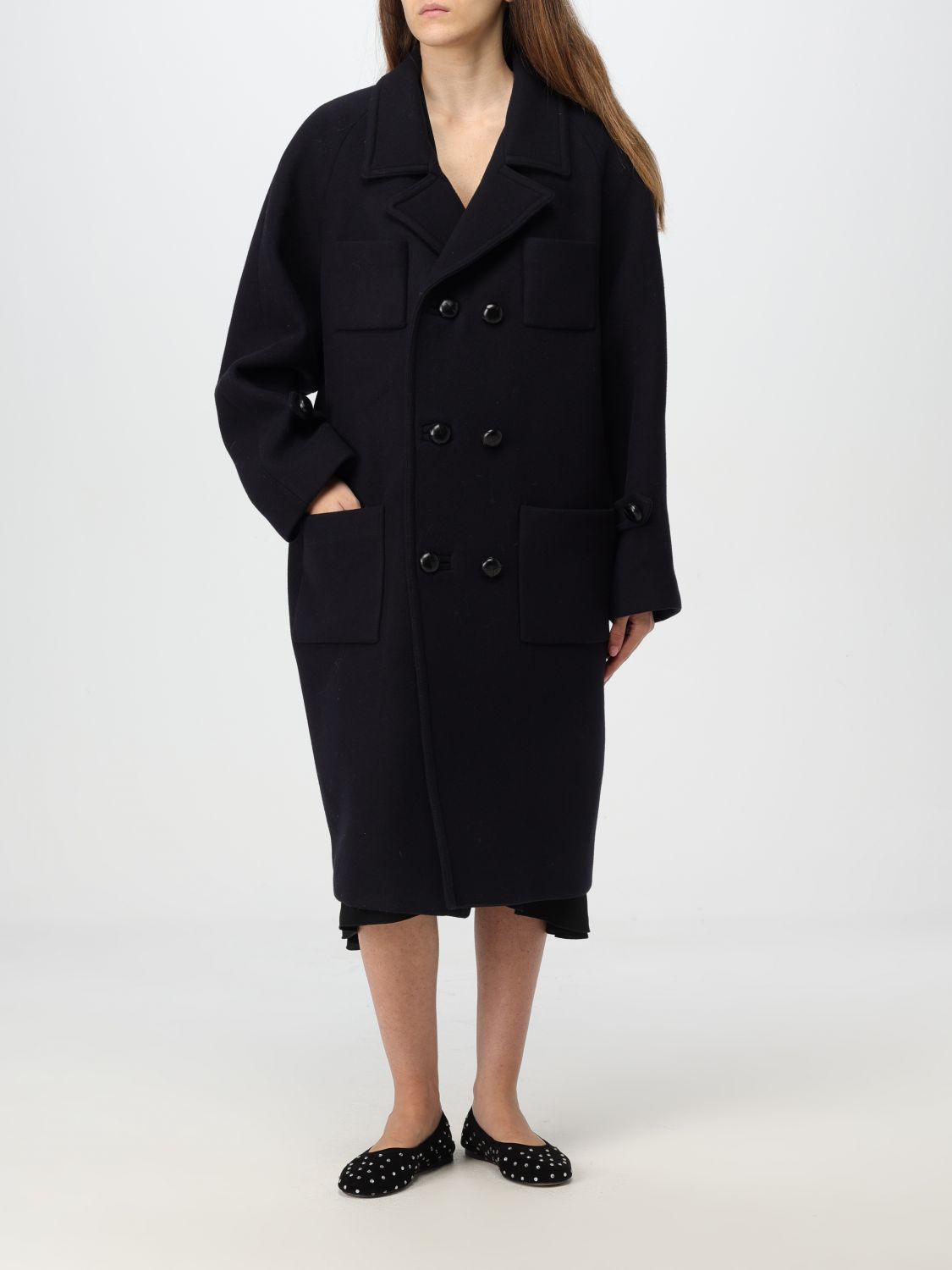 Giglio Cappotto Reversibile N° 21 In Misto Lana