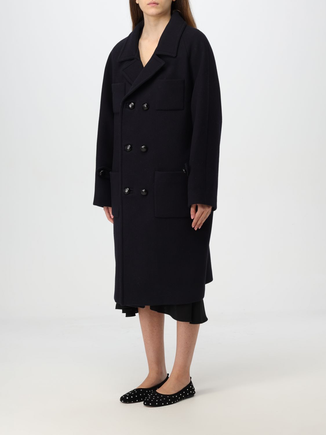 Giglio Cappotto Reversibile N° 21 In Misto Lana