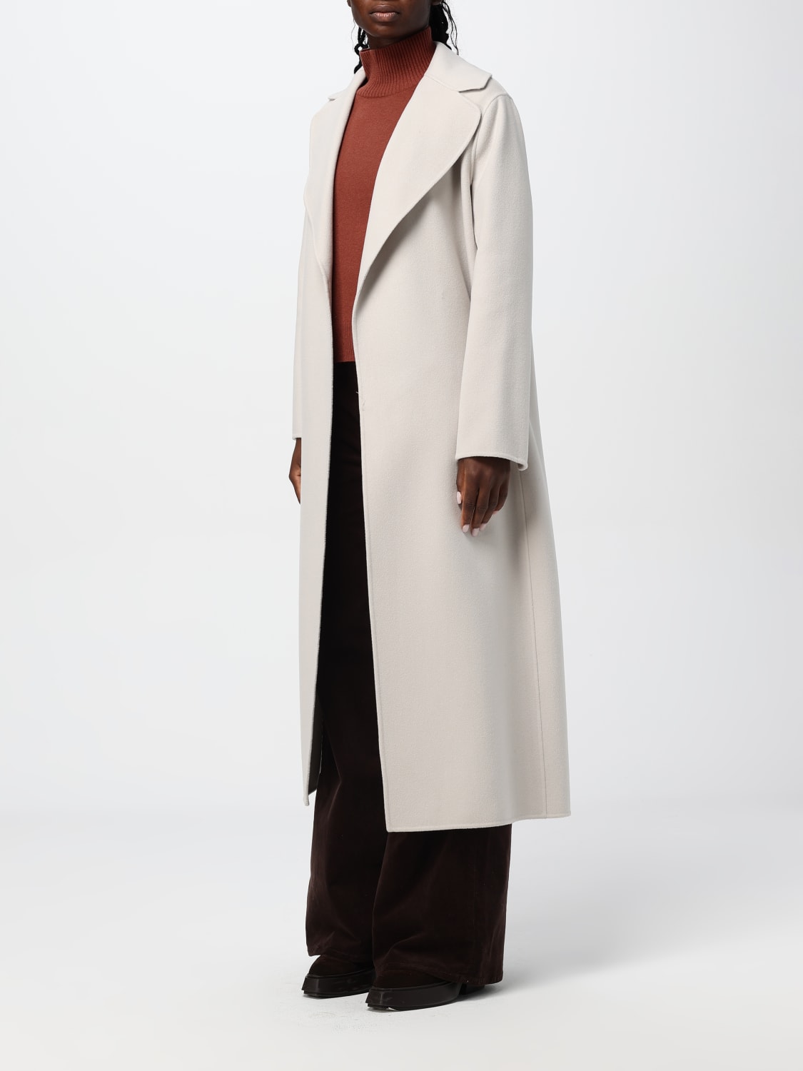 Giglio Cappotto 'S Max Mara In Lana Vergine