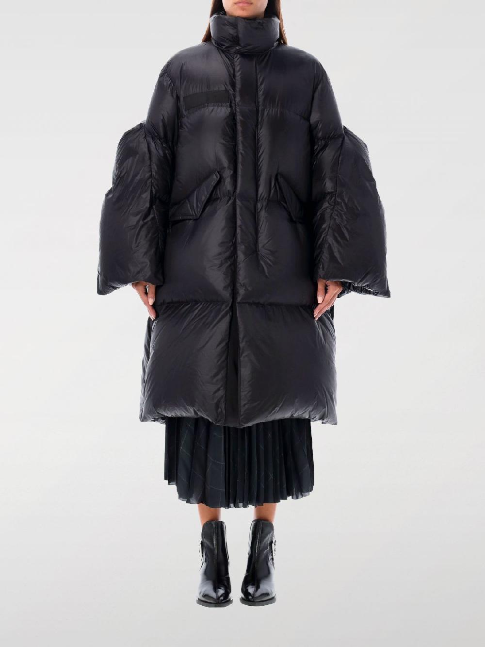 Giglio Cappotto Sacai in nylon trapuntato