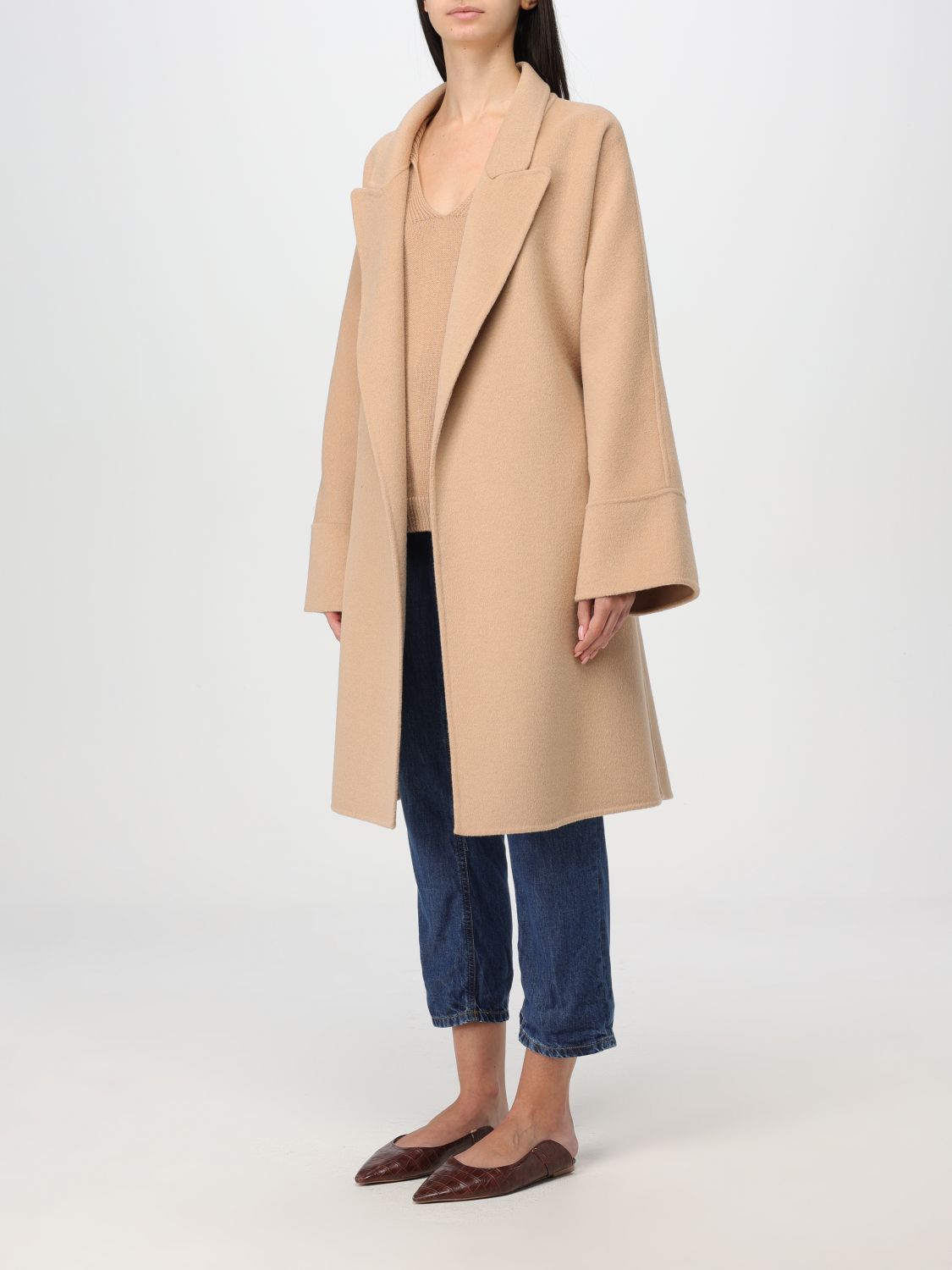 Giglio Cappotto Simona Corsellini In Misto Lana
