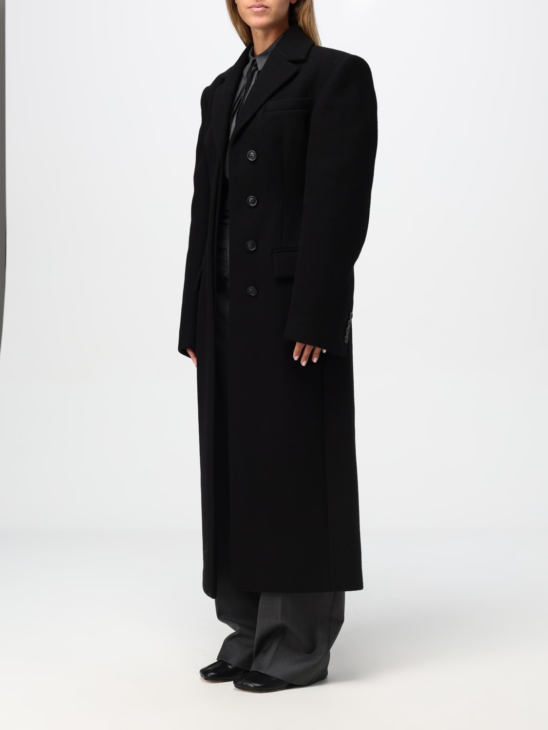 Giglio Cappotto Sportmax In Lana E Cashmere
