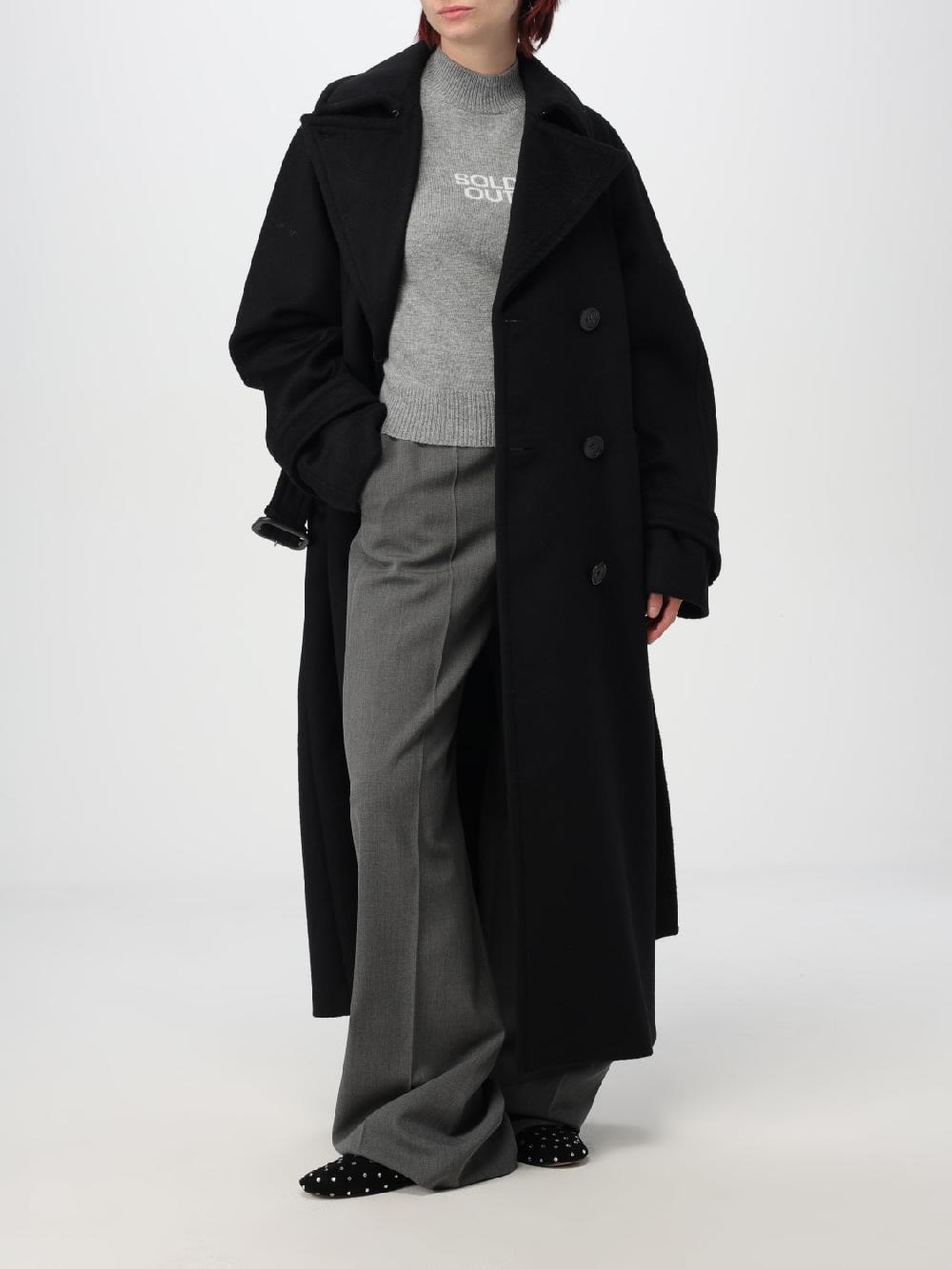 Giglio Cappotto Sportmax In Lana Vergine