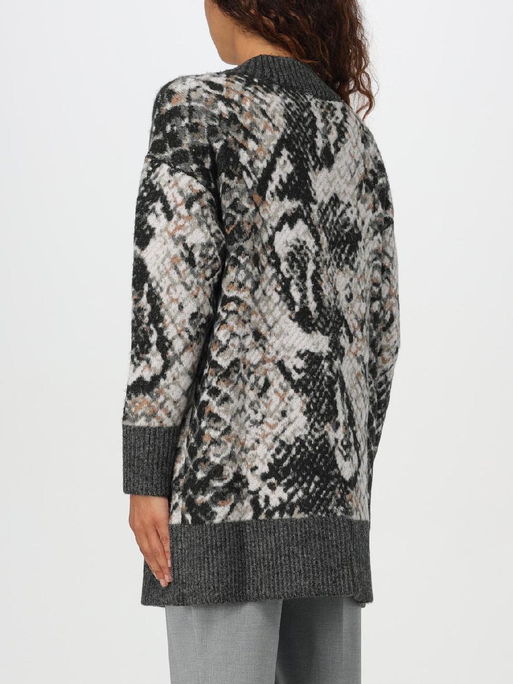 Giglio Cappotto Twinset - Actitude In Panno Jacquard