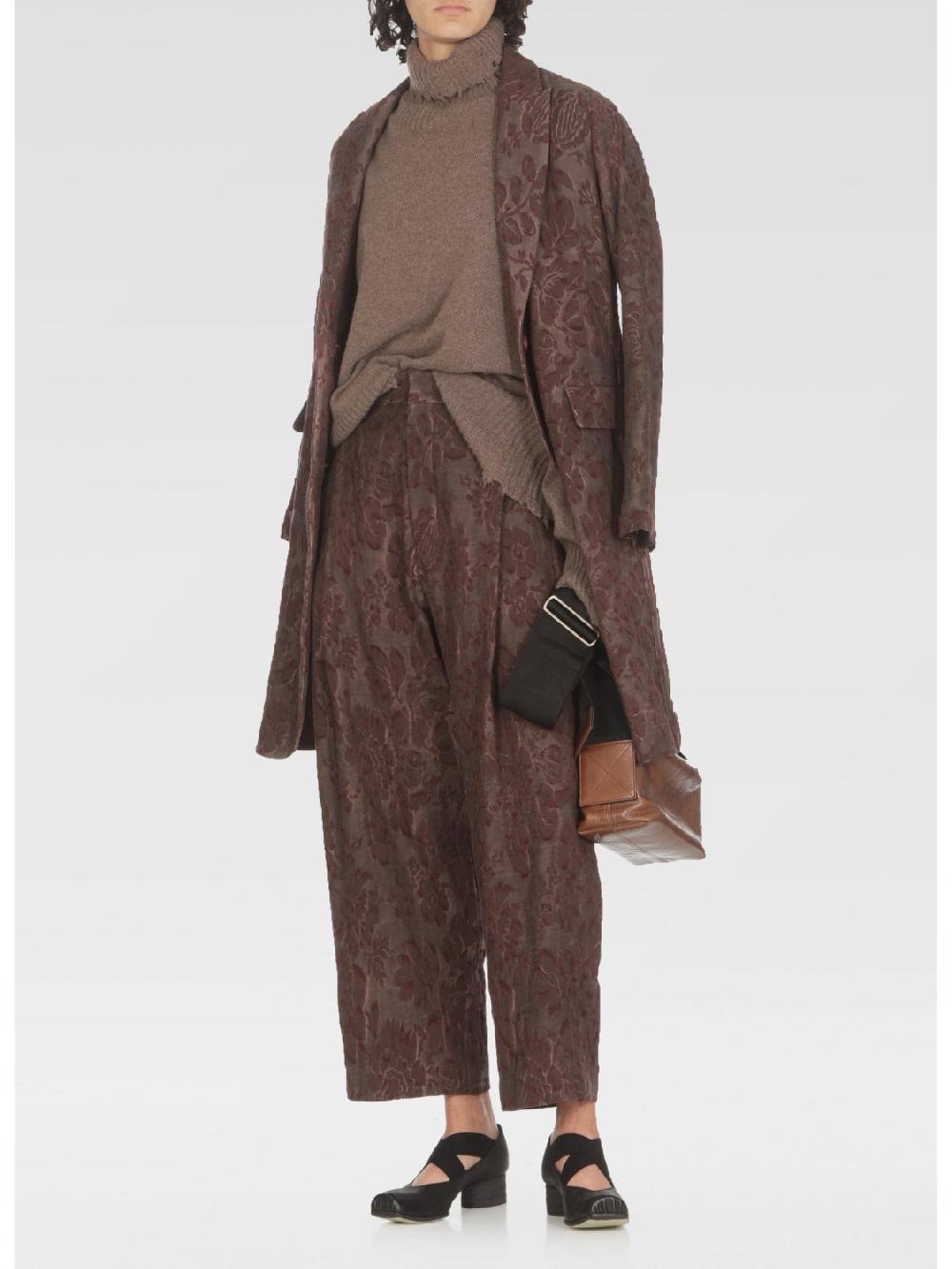 Giglio Cappotto Uma Wang in misto cotone e lino