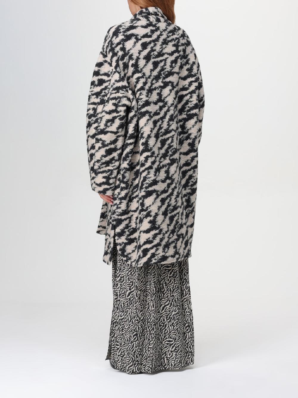 Giglio Cappotto Zebrato Isabel Marant Etoile