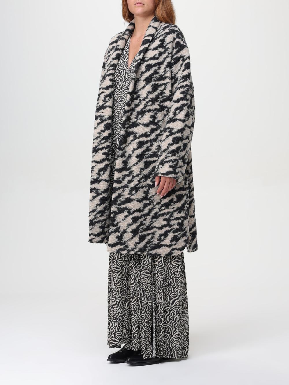 Giglio Cappotto Zebrato Isabel Marant Etoile