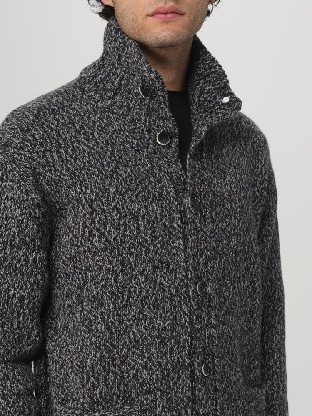 Giglio Cardigan A Collo Alto Barena