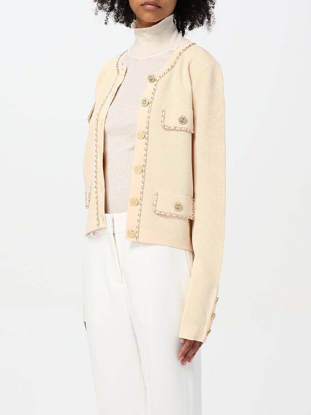 Giglio Cardigan A Girocollo Elisabetta Franchi