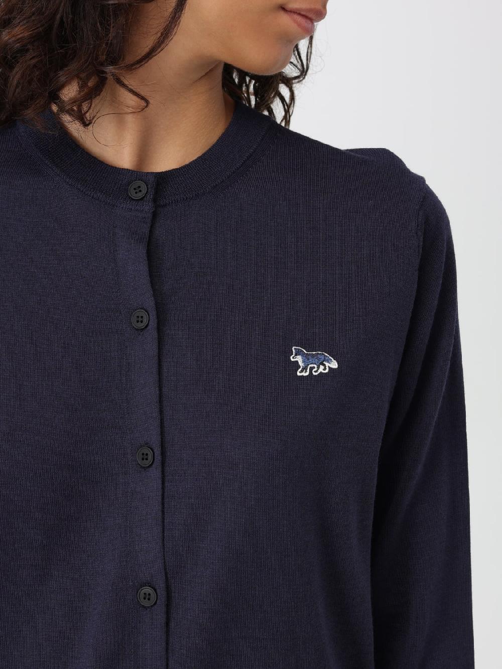 Giglio Cardigan A Girocollo Maison Kitsuné
