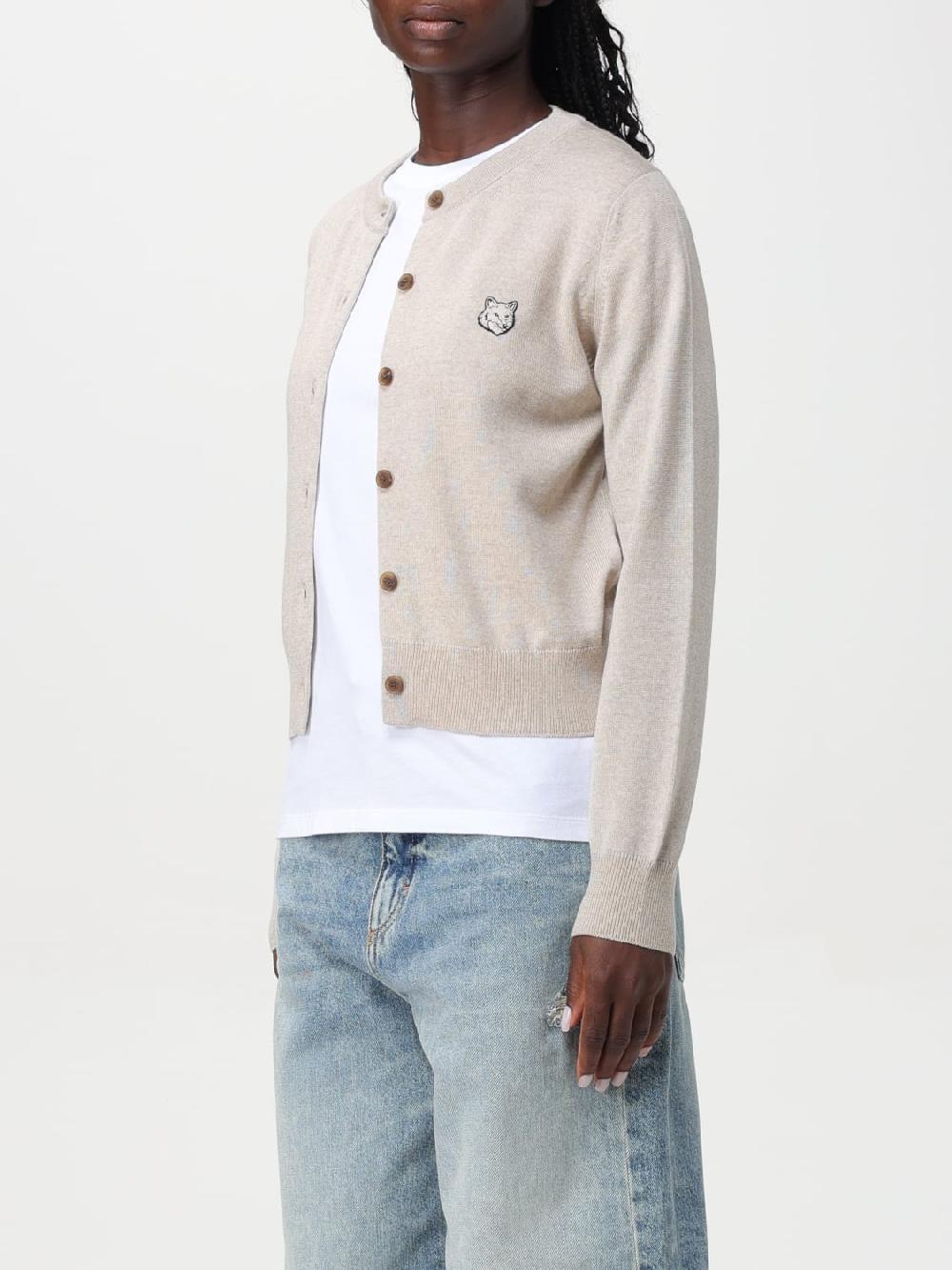 Giglio Cardigan A Girocollo Maison Kitsuné