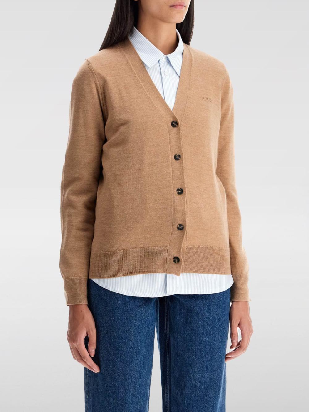Giglio Cardigan a v A.P.C. in lana vergine