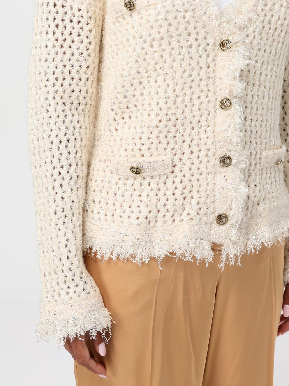 Giglio Cardigan A V In Misto Lana Twinset