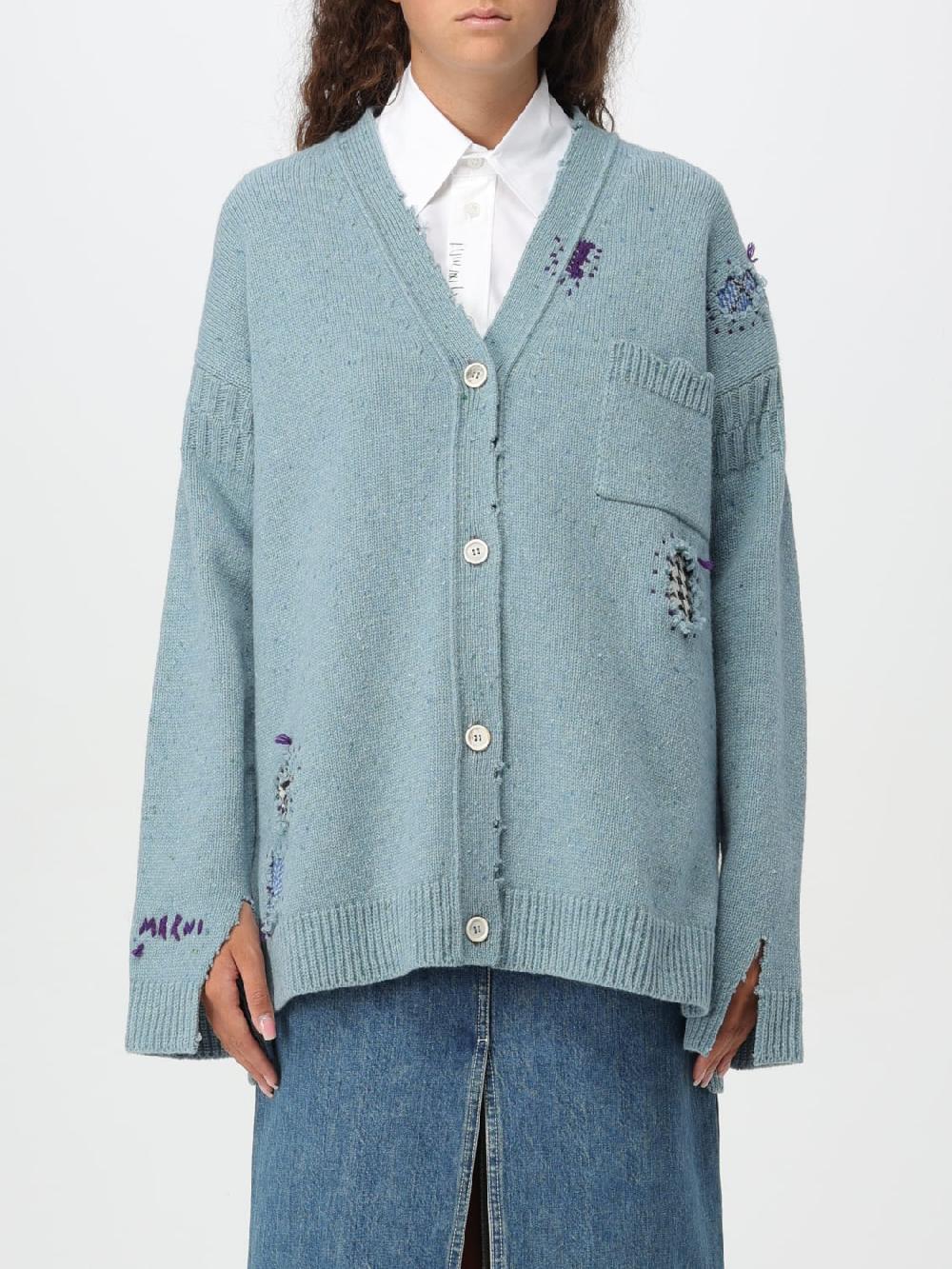 Giglio Cardigan a v Marni con rotture