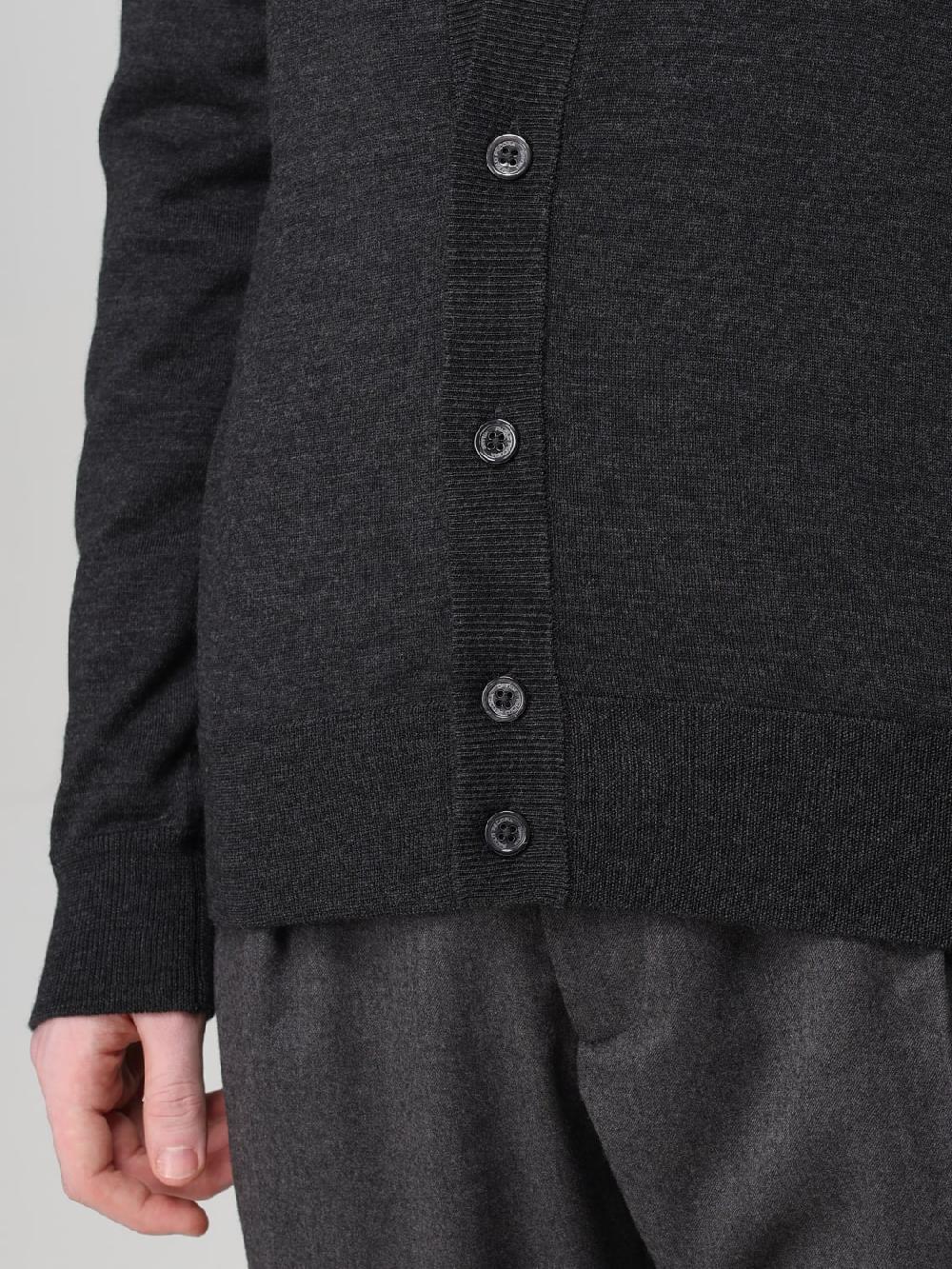 Giglio Cardigan A V Paolo Pecora In Lana Vergine