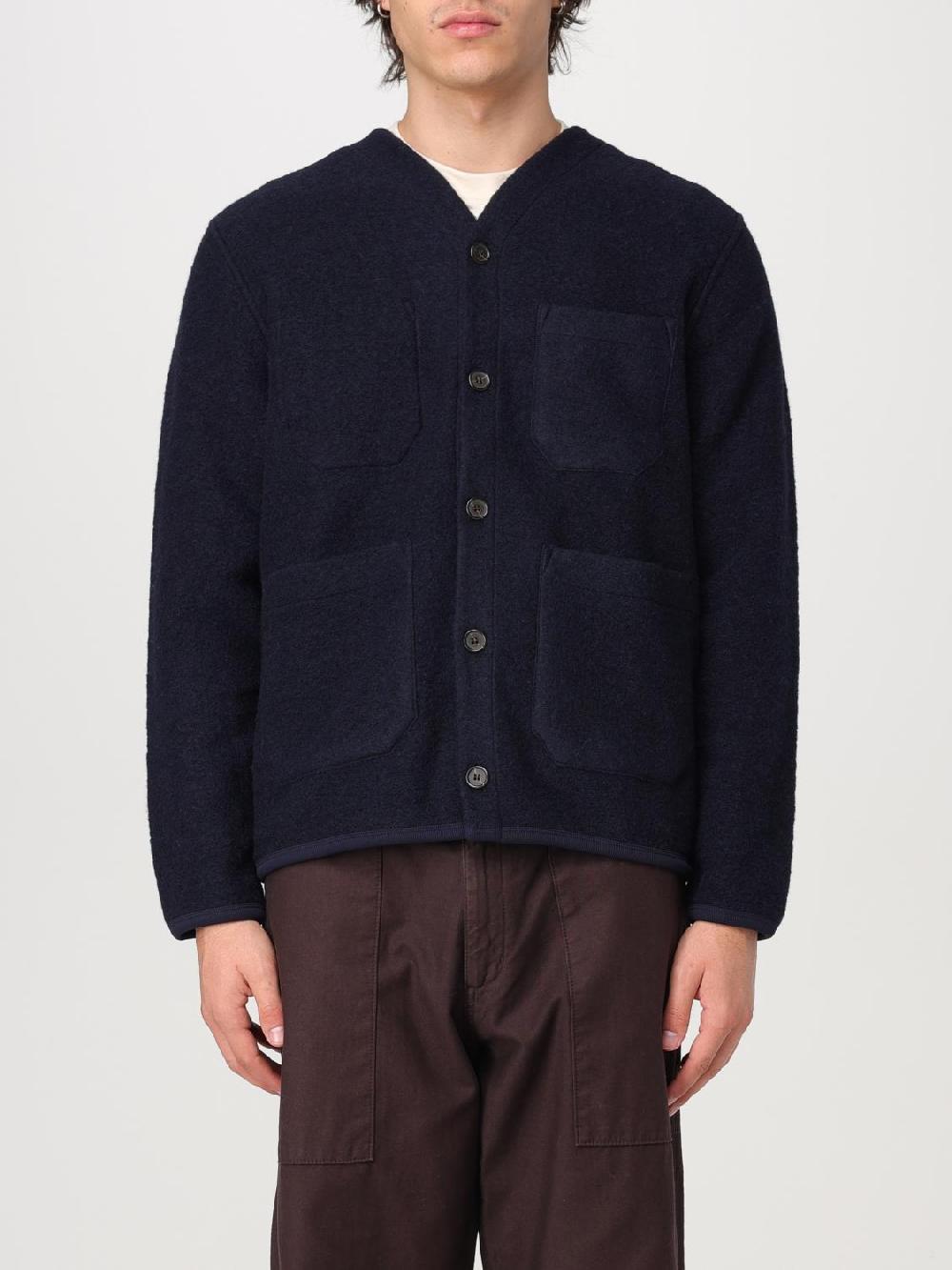 Giglio Cardigan a v Universal Works in lana