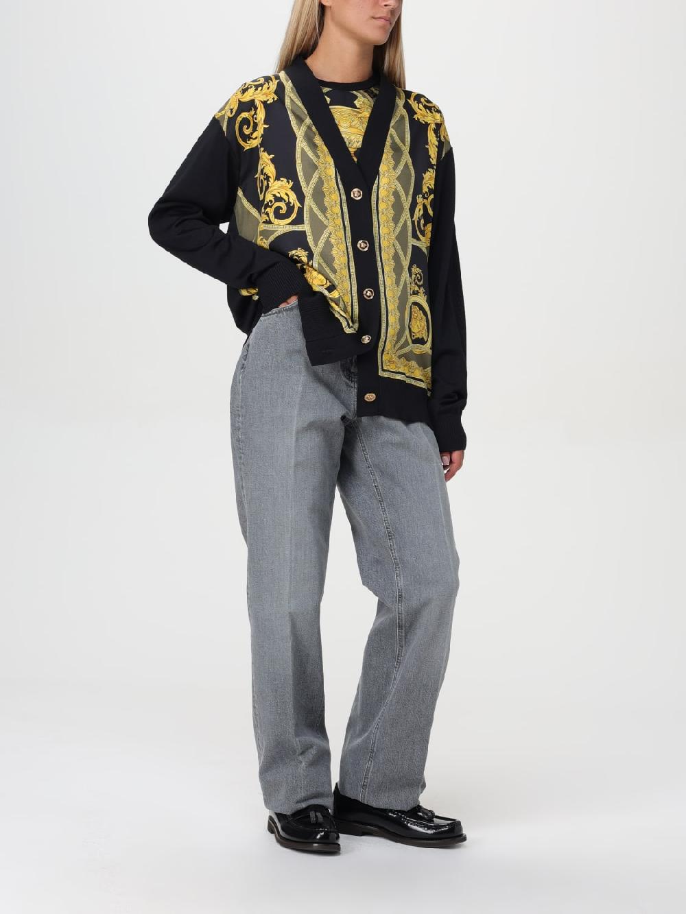 Giglio Cardigan A V Versace A Fantasia Barocca