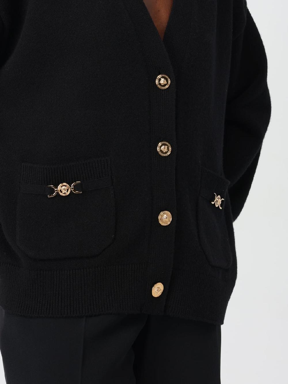 Giglio Cardigan A V Versace In Cashmere