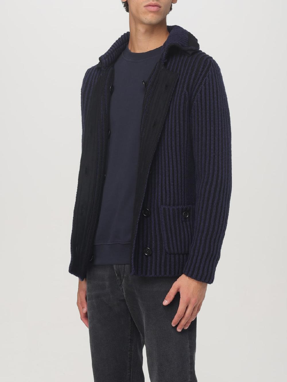 Giglio Cardigan Add In Maglia A Coste