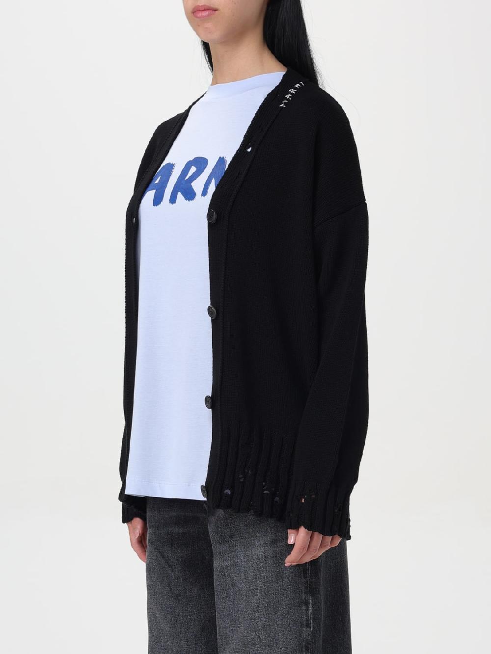 Giglio Cardigan Con Rotture Marni