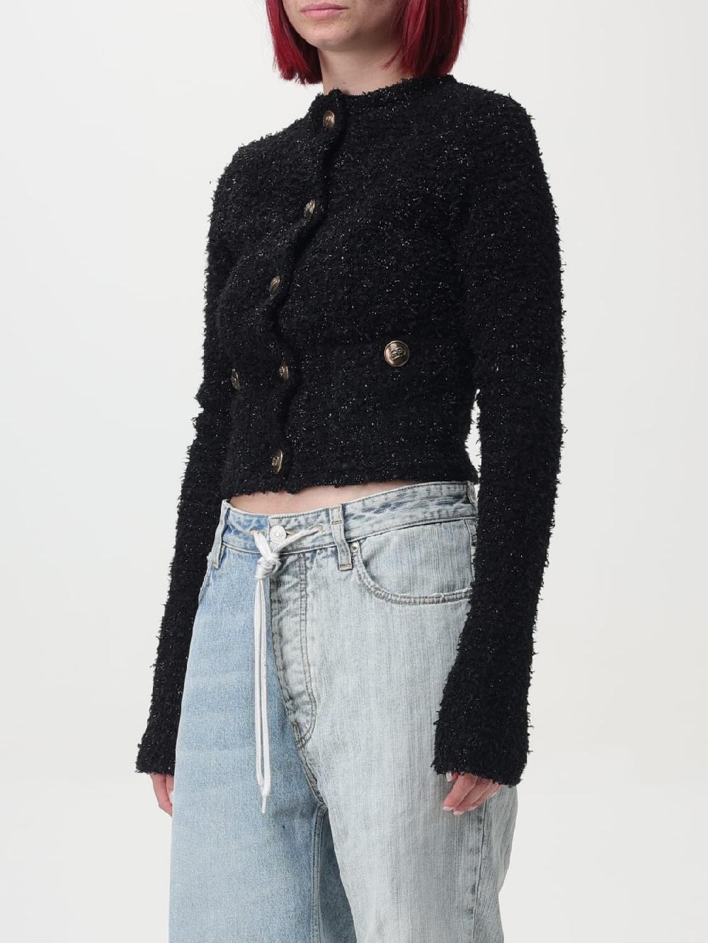 Giglio Cardigan Crop Bouclé Balenciaga