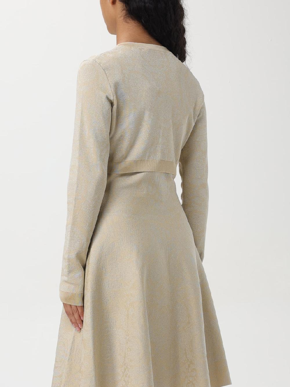 Giglio Cardigan Crop Versace In Viscosa Baroque