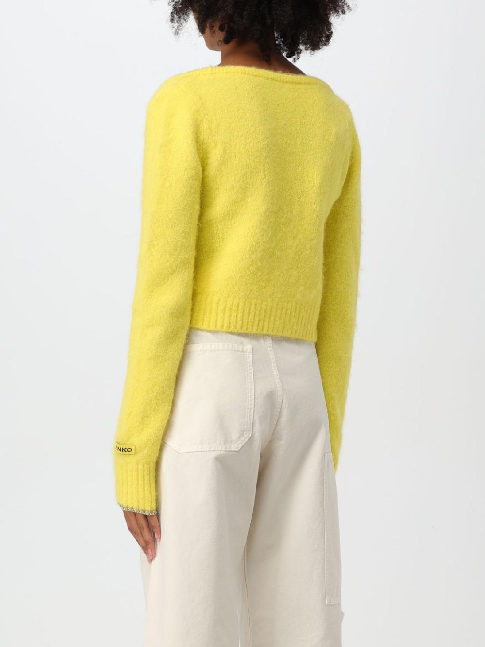 Giglio Cardigan Cropped Pinko In Misto Lana